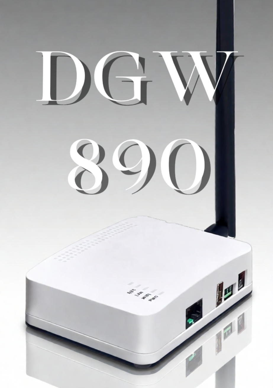 DGW890 Wi-Fi HaLow & Wi-Fi4 数据网关 远距离高并发物联网网关